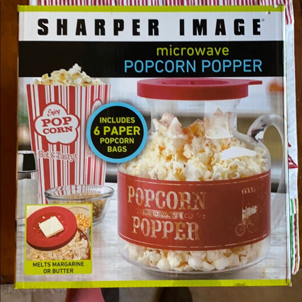 Sharper Image Microwave Popcorn Popper